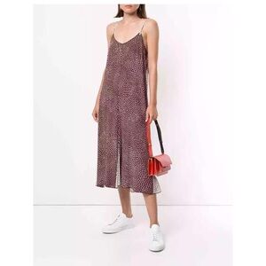 Rag & Bone Purple Ribbed Midi Sundress